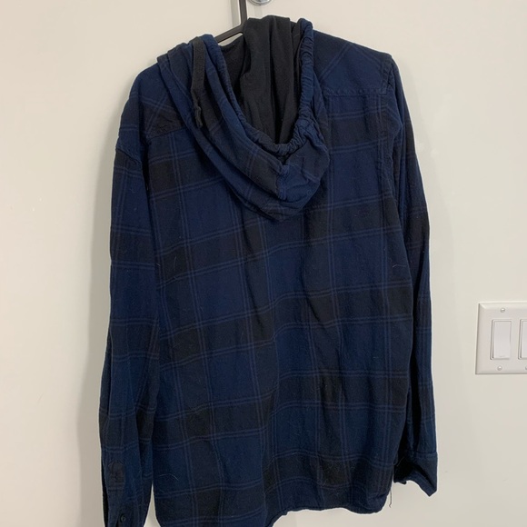 American Rag flannel hoodie (OG $ ~ 40) size XXL - Picture 2 of 3
